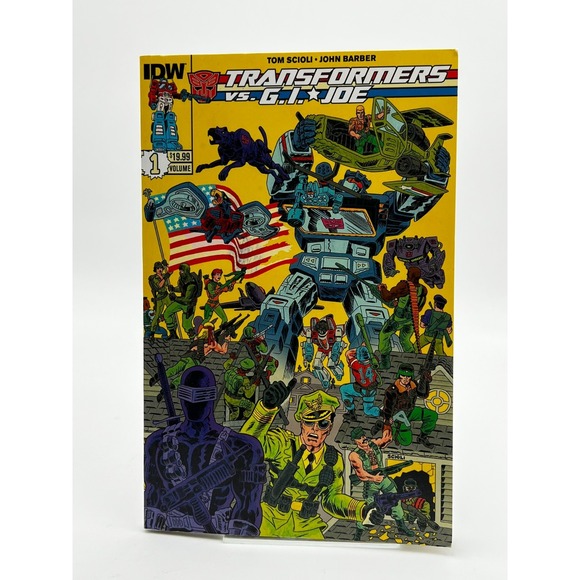 Other - Transformers Vs G.I.Joe #1 Cover A Tom Scioli 2014 1st Print TPB